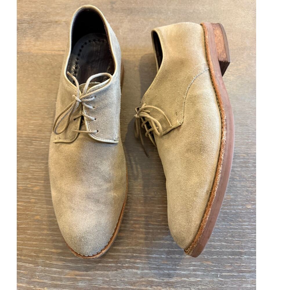 ALLEN EDMONDS Nomad Boone Suede Leather Derby Lace Up Shoes Men 10 D